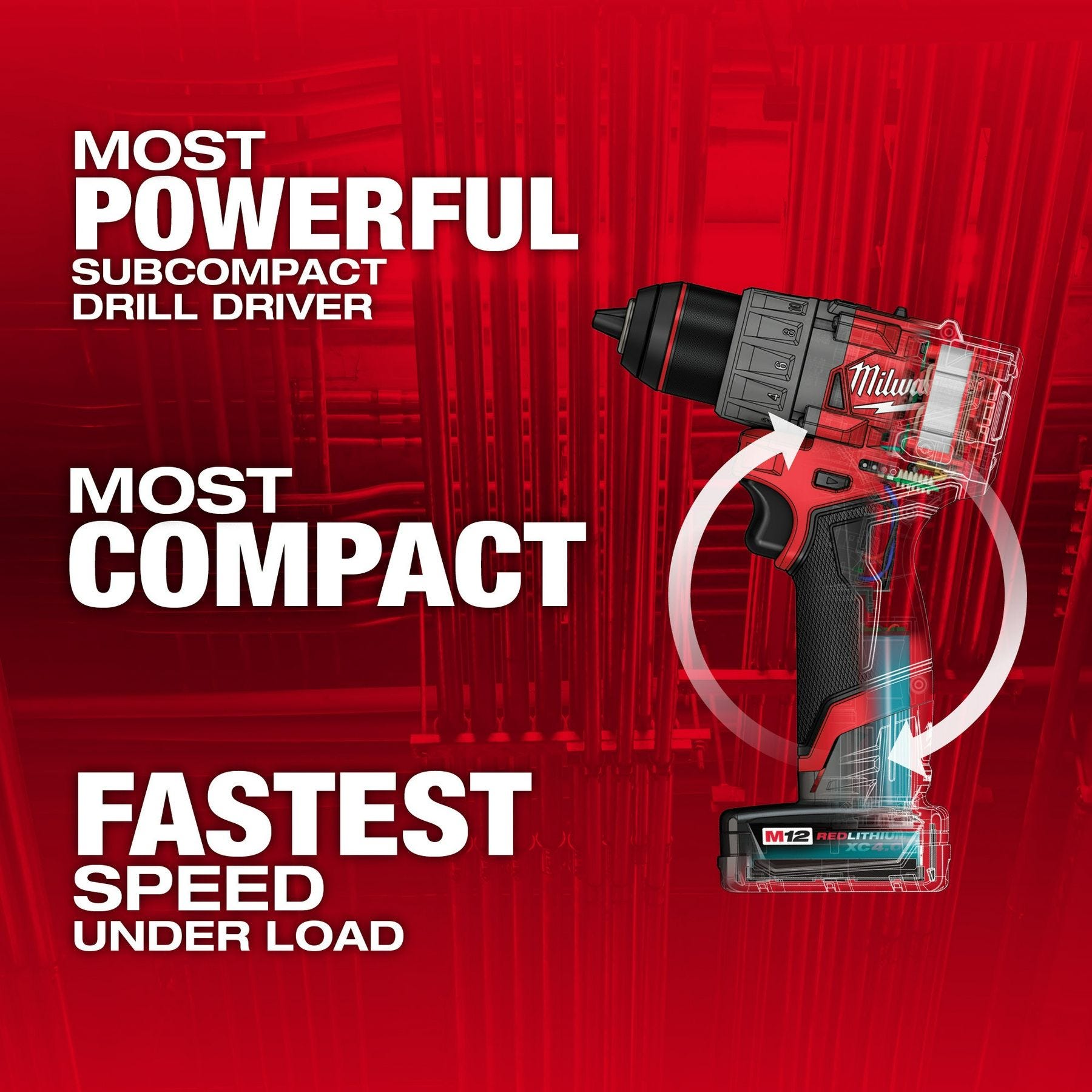 Milwaukee 3403-22 M12 FUEL 1/2-in. Drill/Driver Kit