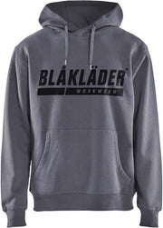 Blaklader 34471048 Hooded Sweatshirt with Print, Grey