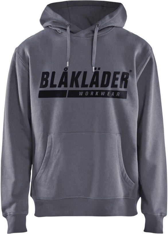 Blaklader 34471048 Hooded Sweatshirt with Print, Grey