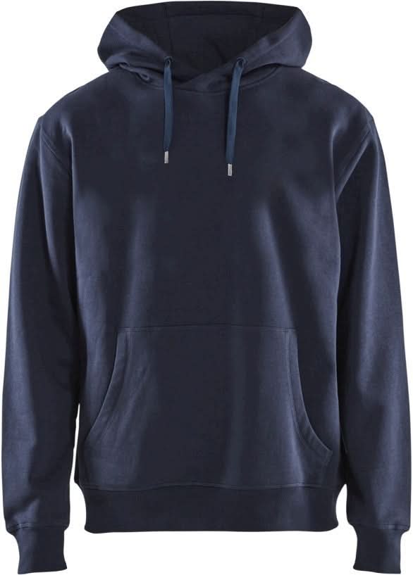 Blaklader 34491048 Hooded Sweatshirt, Navy Blue, M