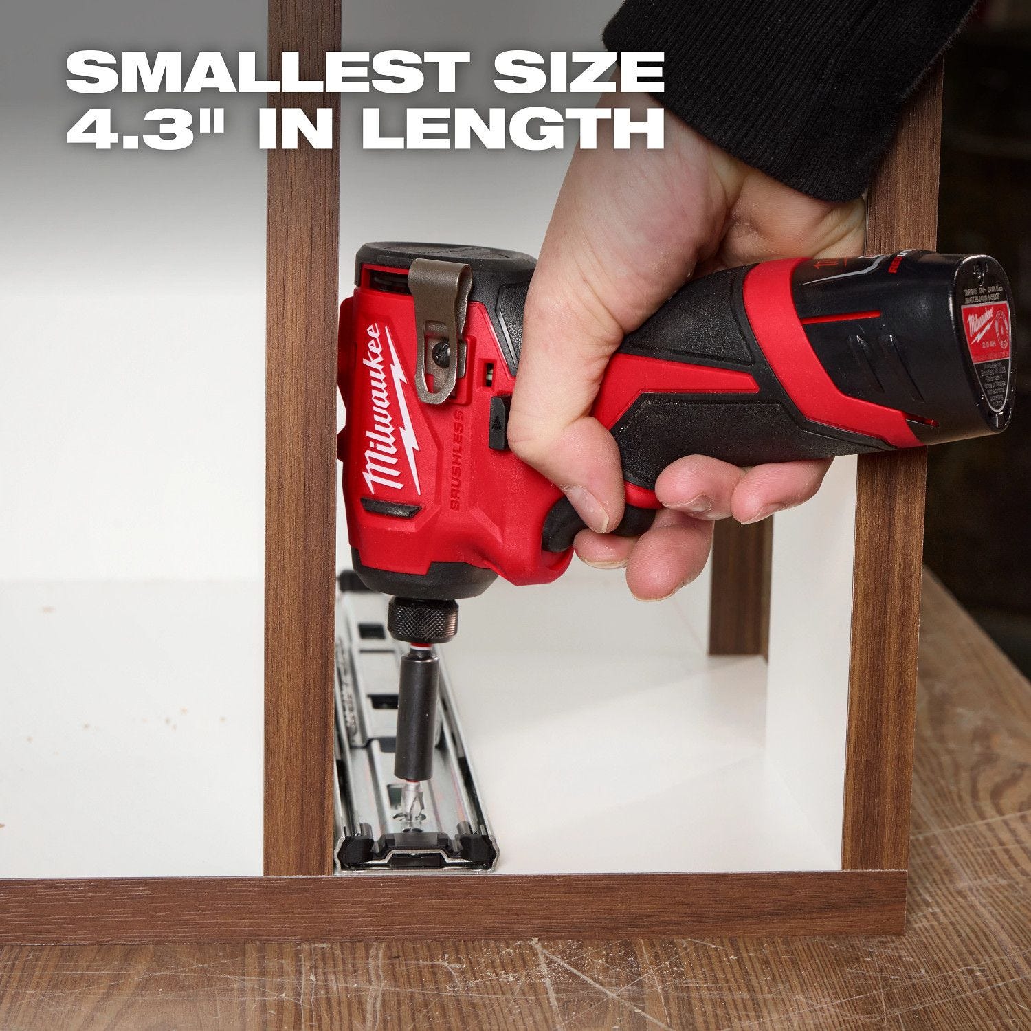 Milwaukee 3450-20 M12 Subcompact Brushless 1/4" Hex Impact Driver, Tool Only