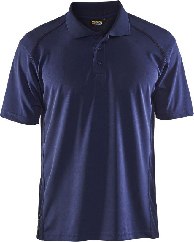 Blaklader 34511051 Short Sleeve Polo Shirt, Navy Blue