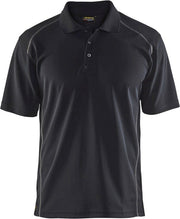 Blaklader 34511051 Short Sleeve Polo Shirt, Black