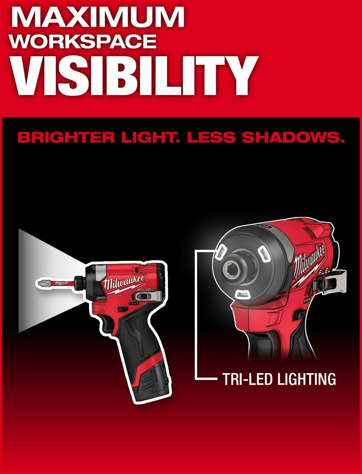 Milwaukee 3453-20 M12 FUEL 1/4-in. Hex Impact Driver, Tool Only