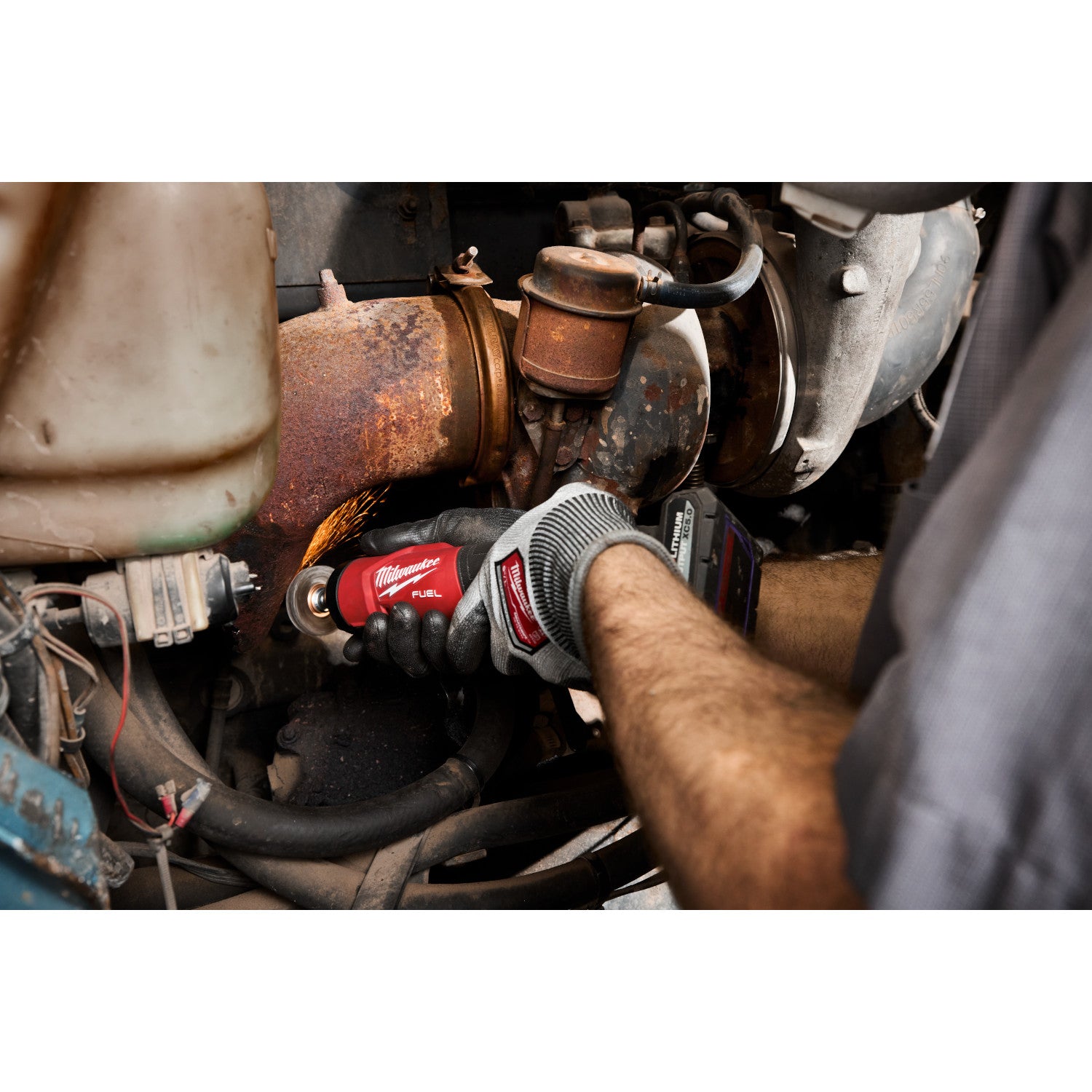 Milwaukee M12 FUEL 1/4-in. Straight Die Grinder 2.5Ah Kit (3486-22)
