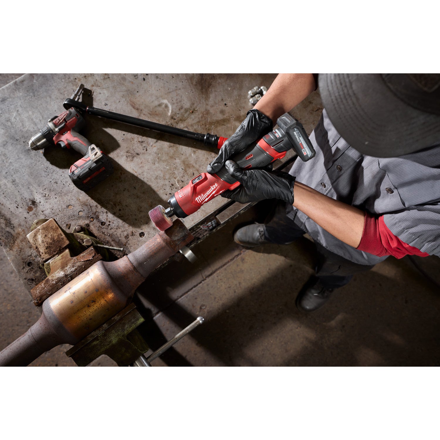 Milwaukee M12 FUEL 1/4-in. Straight Die Grinder 2.5Ah Kit (3486-22)