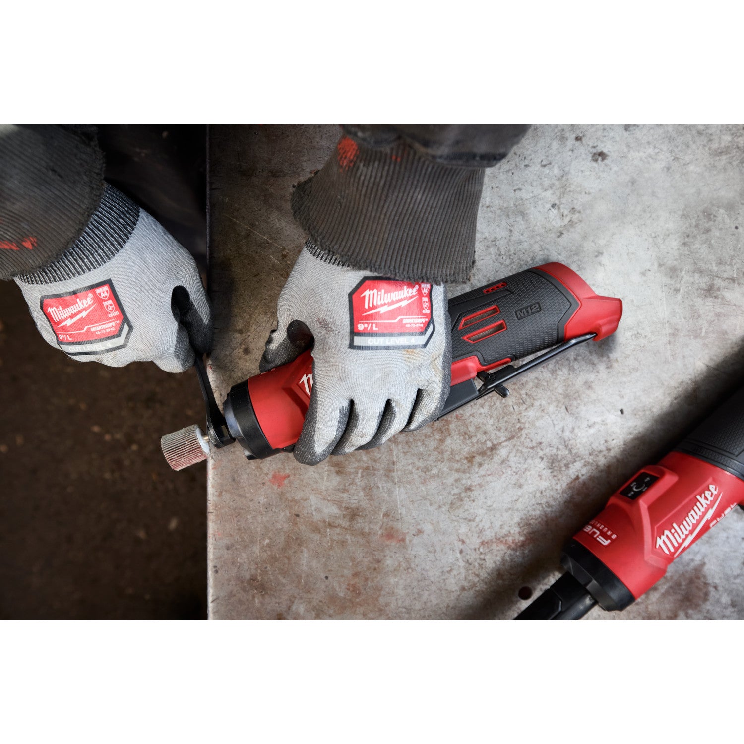 Milwaukee M12 FUEL 1/4-in. Straight Die Grinder 2.5Ah Kit (3486-22)