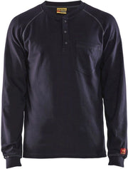 Blaklader 34911770 FR Henley, Navy Blue