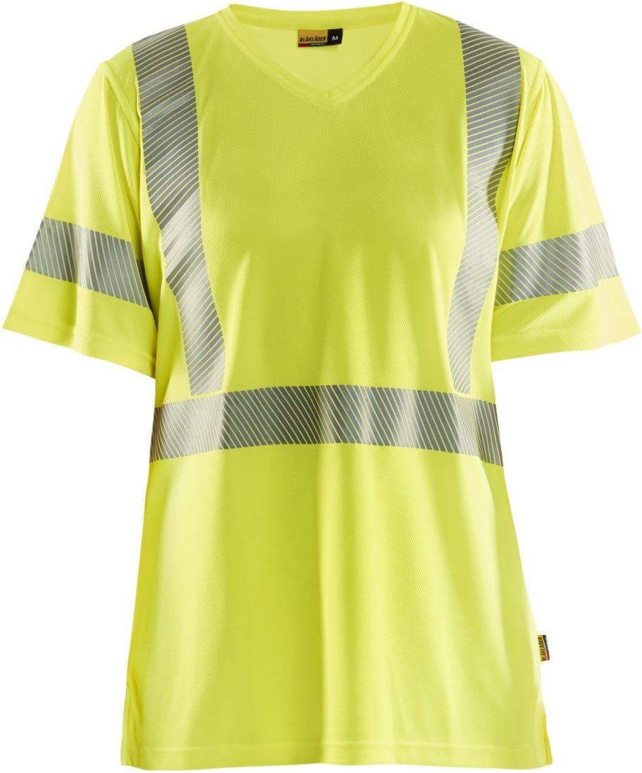 Blaklader 34991013 Women's Hi-Vis T-Shirt, Yellow