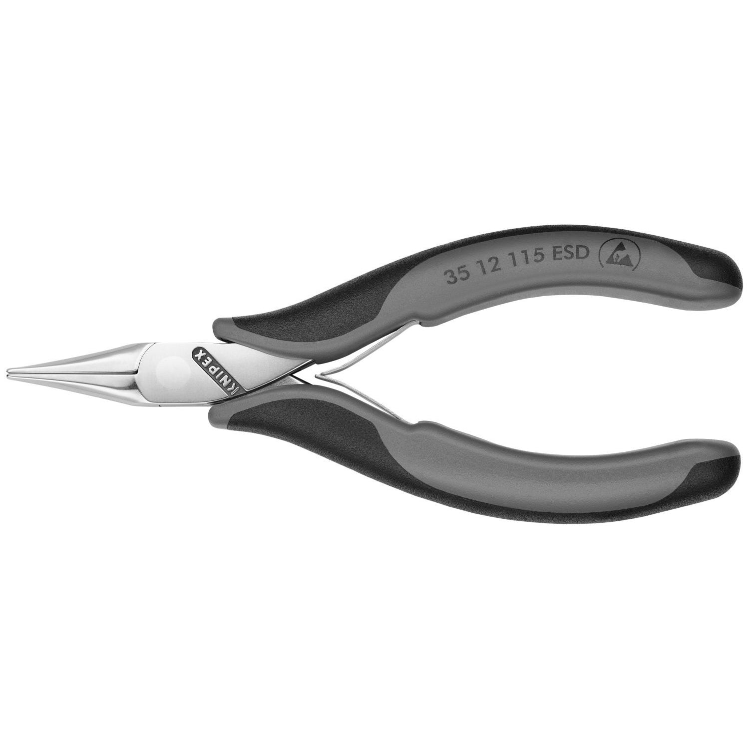 Knipex 35 12 115 ESD Electronics Pliers-Flat Tips, ESD Handles