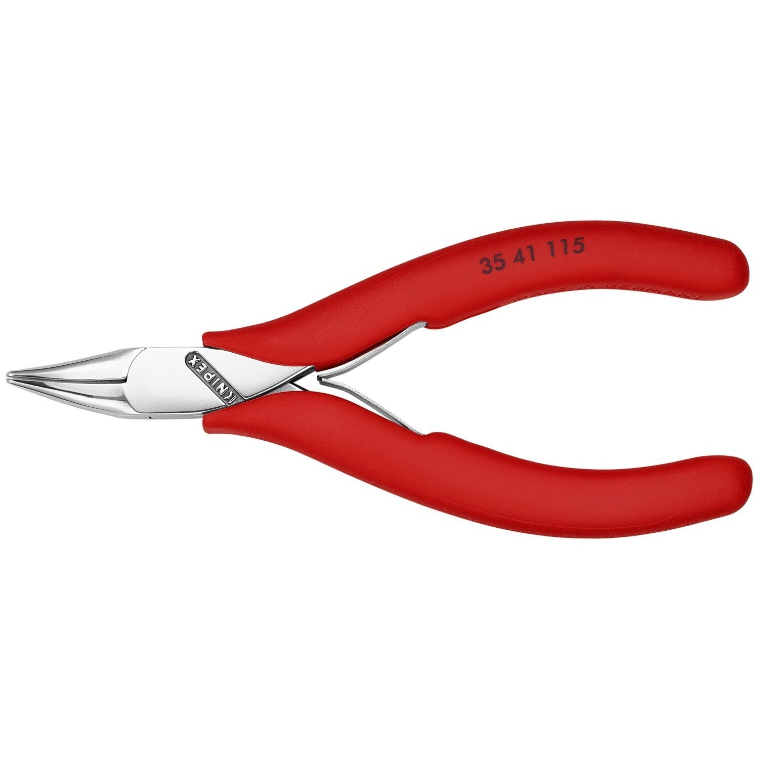 Knipex 35 41 115 Electronics 45&deg; Angled Pliers-Half Round Tips