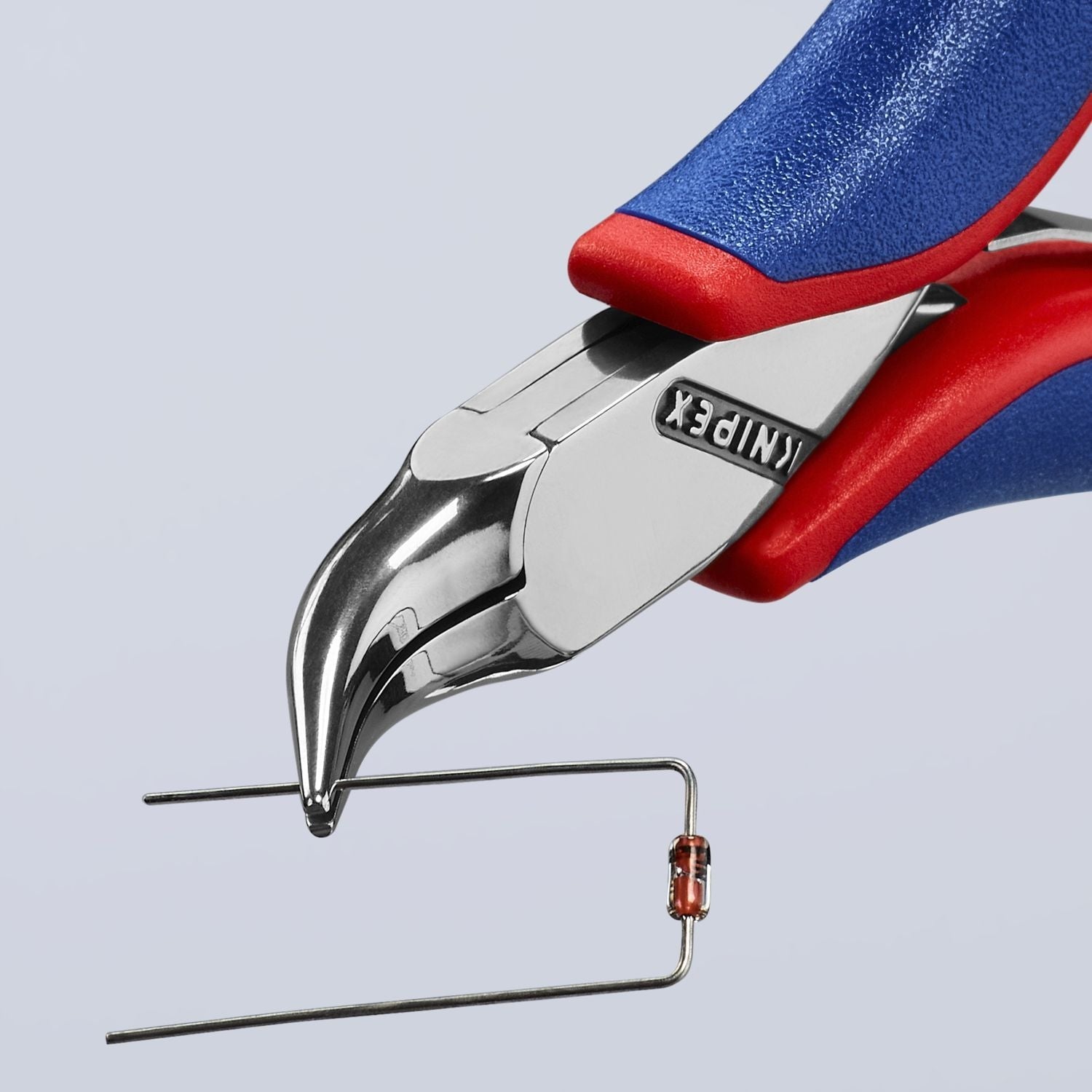 Knipex 35 42 115 Electronics 45&deg; Angled Pliers-Half Round Tips