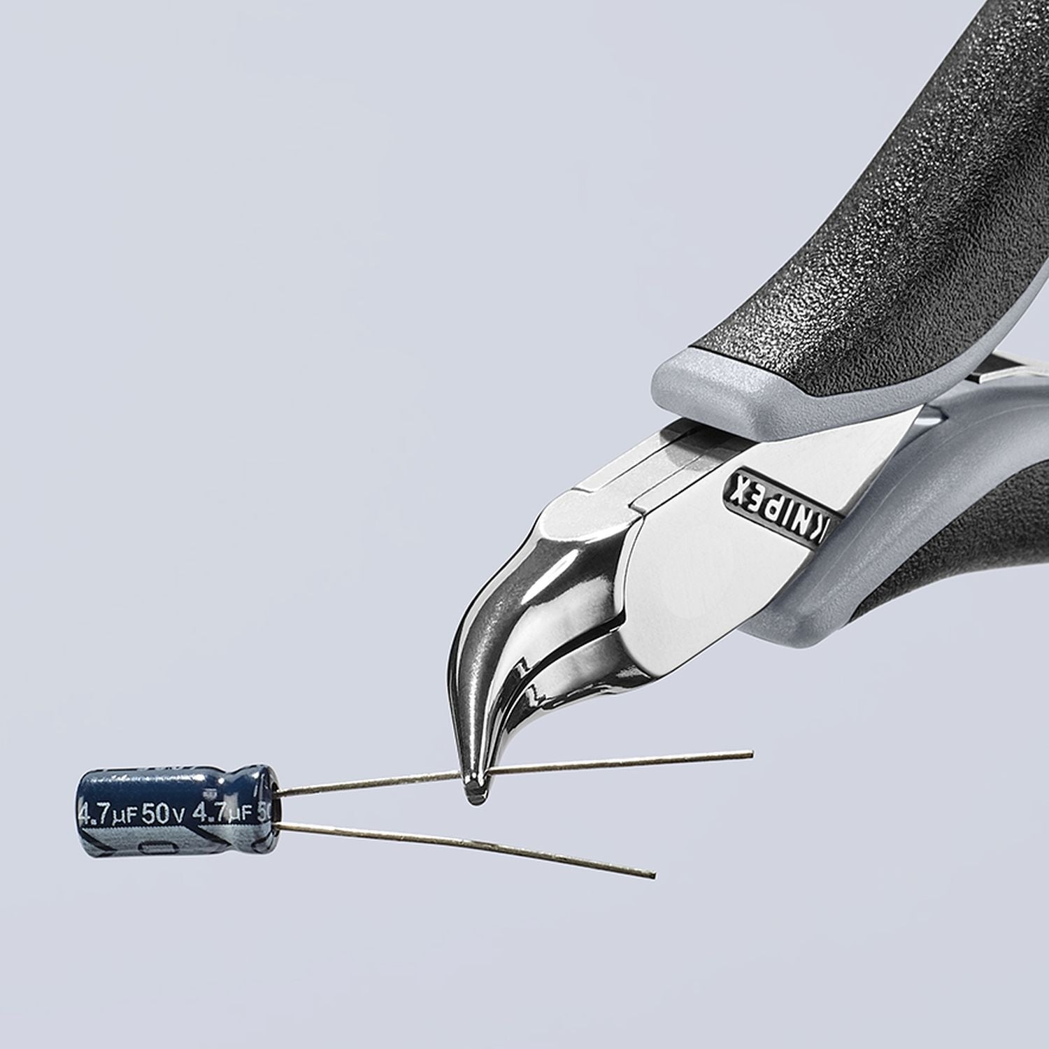 Knipex 35 42 115 Electronics 45&deg; Angled Pliers-Half Round Tips