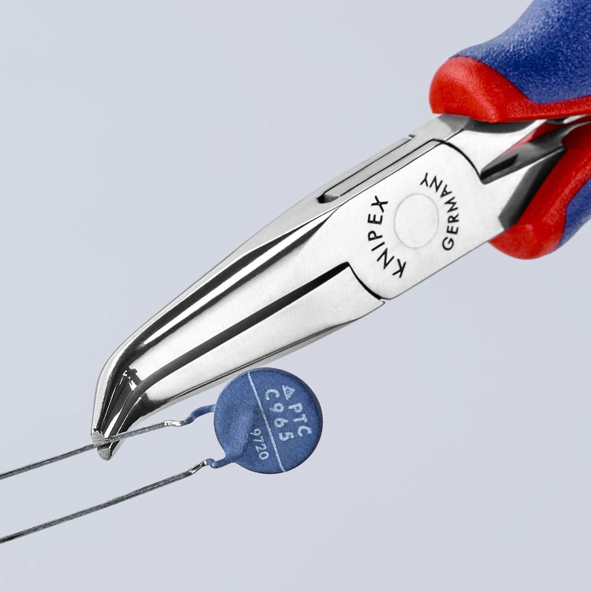 Knipex 35 82 145 Electronics 45&deg; Angled Pliers-Half Round Tips