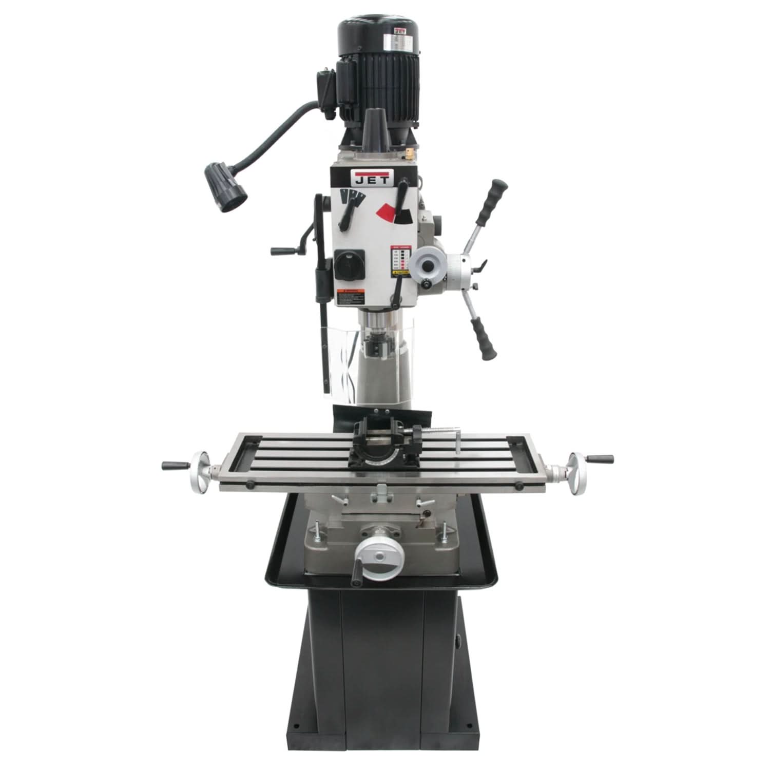 JET 351142 JMD-40GHPF Geared Head Mill/Drill with Power Downfeed & Newall DP700 2-Axis DRO