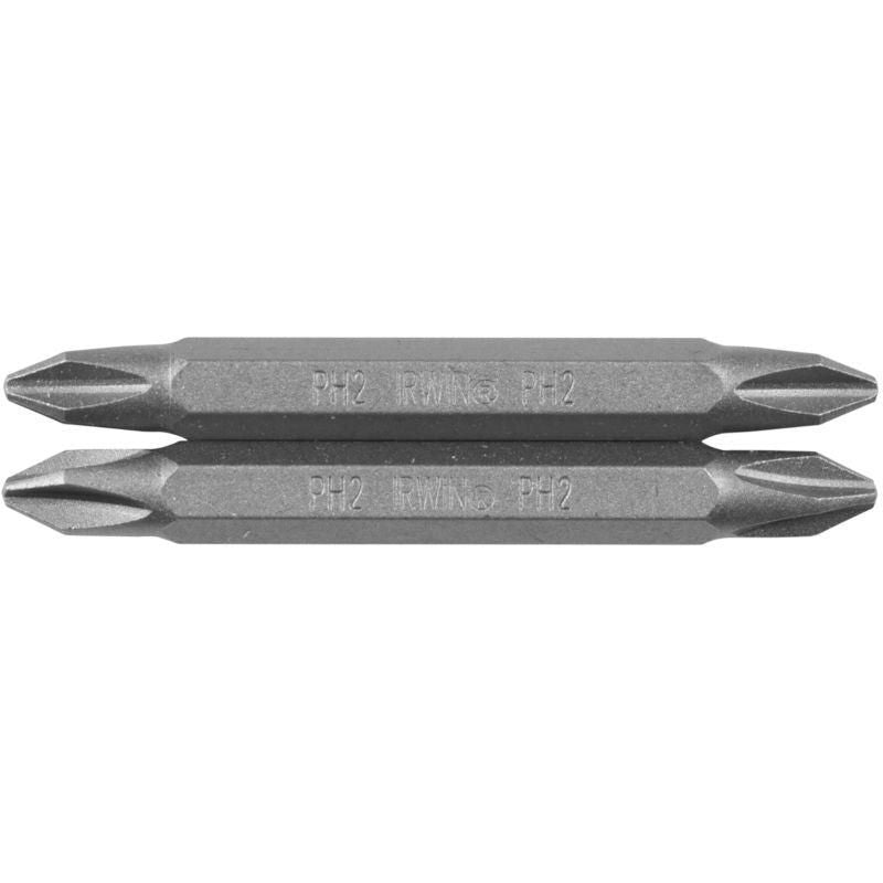 Irwin 353202 Double-End Bits #2 Phillips/#2 Phillips 2-3/8-in.
