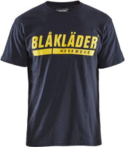 Blaklader 35551042 Short Sleeve T-Shirt with Logo, Navy Blue