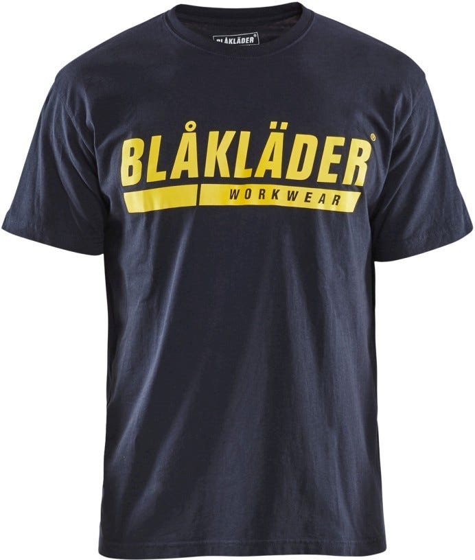 Blaklader 35551042 Short Sleeve T-Shirt with Logo, Navy Blue