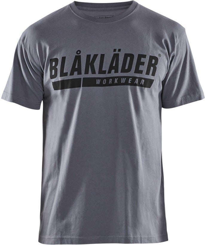 Blaklader 35551042 Short Sleeve T-Shirt with Logo, Grey