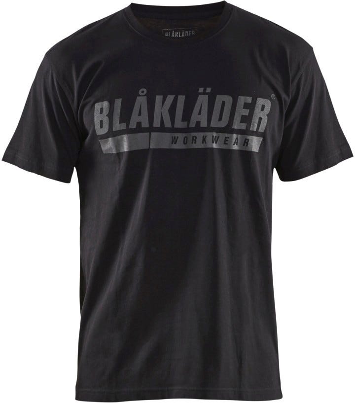Blaklader 35551042 Short Sleeve T-Shirt with Logo, Black
