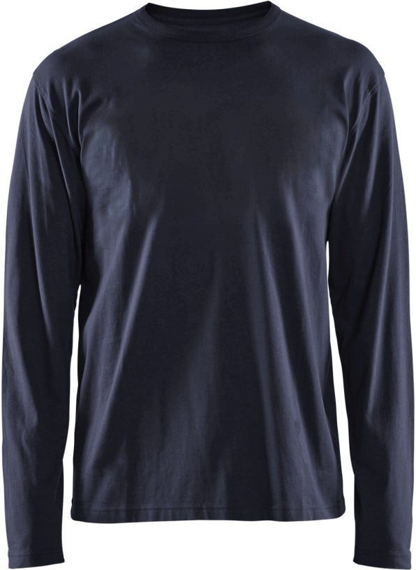 Blaklader 35591042 Long Sleeve T-Shirt, Navy Blue