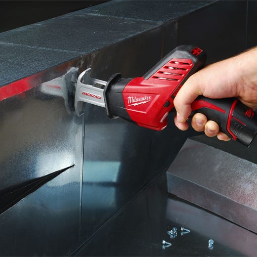 Milwaukee 2491-22 M12 Cordless Impact Driver + Recip Saw 2-Tool Combo Kit