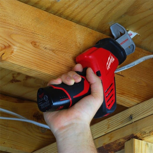 Milwaukee 2491-22 M12 Cordless Impact Driver + Recip Saw 2-Tool Combo Kit