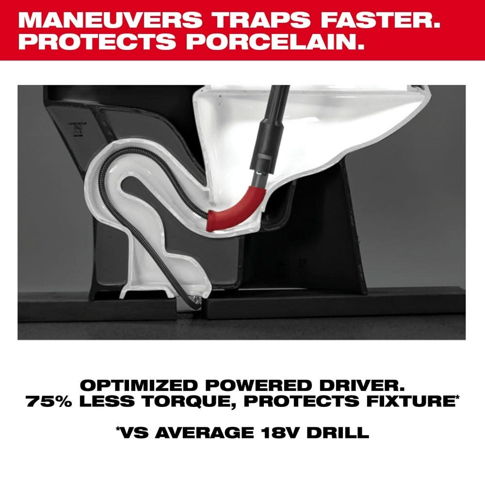 Milwaukee 3576-21 M12 TRAPSNAKE 6' Toilet Auger