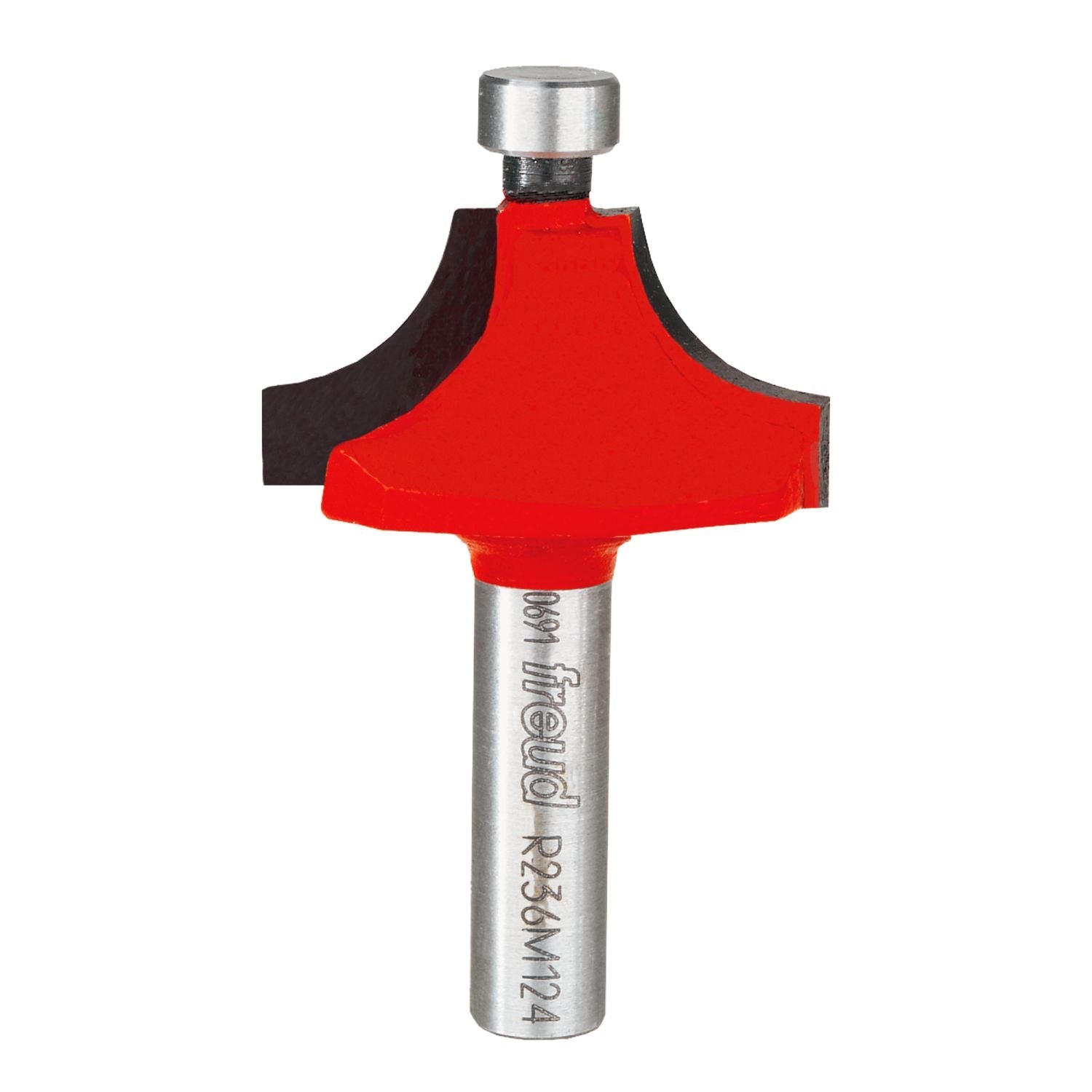 Freud 36-216 1/2" Radius Beading Router Bit with Steel Pilot with 3/8" Shank - D1-1/2, B3/8, h49/64, R1/2, A3/8, H2-1/2