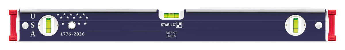 Stabila Limited Edition Patriotic Type 196 Heavy Duty Mason 24-in. and 48-in. Level Set (36250)
