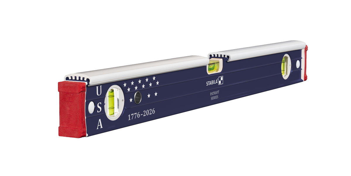 Stabila Limited Edition Patriotic Type 196 Heavy Duty Mason 24-in. and 48-in. Level Set (36250)