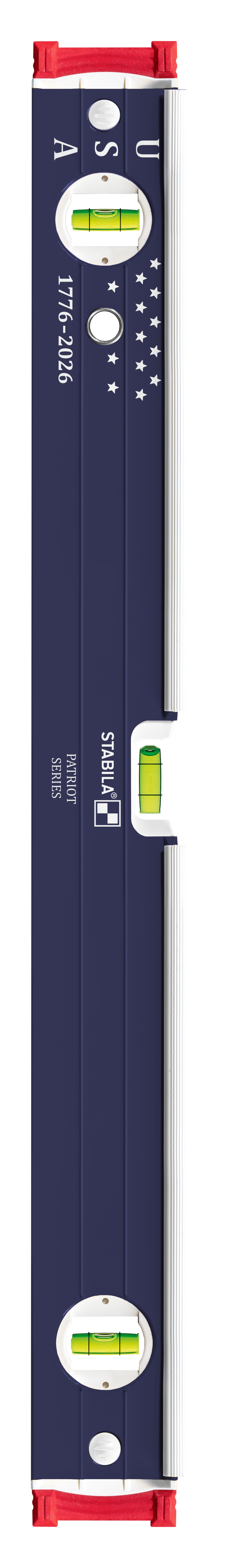Stabila Limited Edition Patriotic Type 196 Heavy Duty Mason 24-in. and 48-in. Level Set (36250)