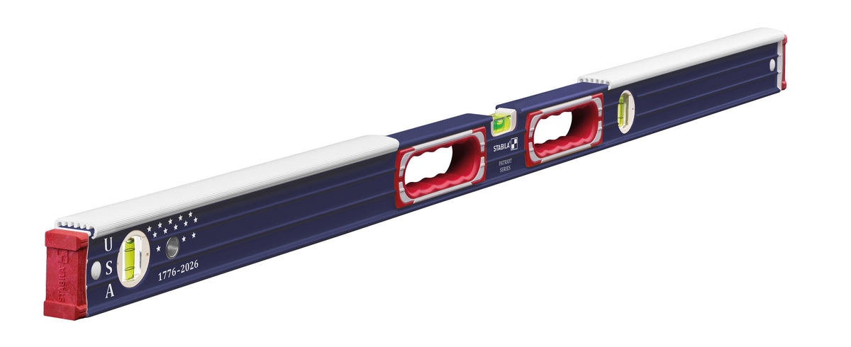 Stabila Limited Edition Patriotic Type 196 Heavy Duty Mason 24-in. and 48-in. Level Set (36250)