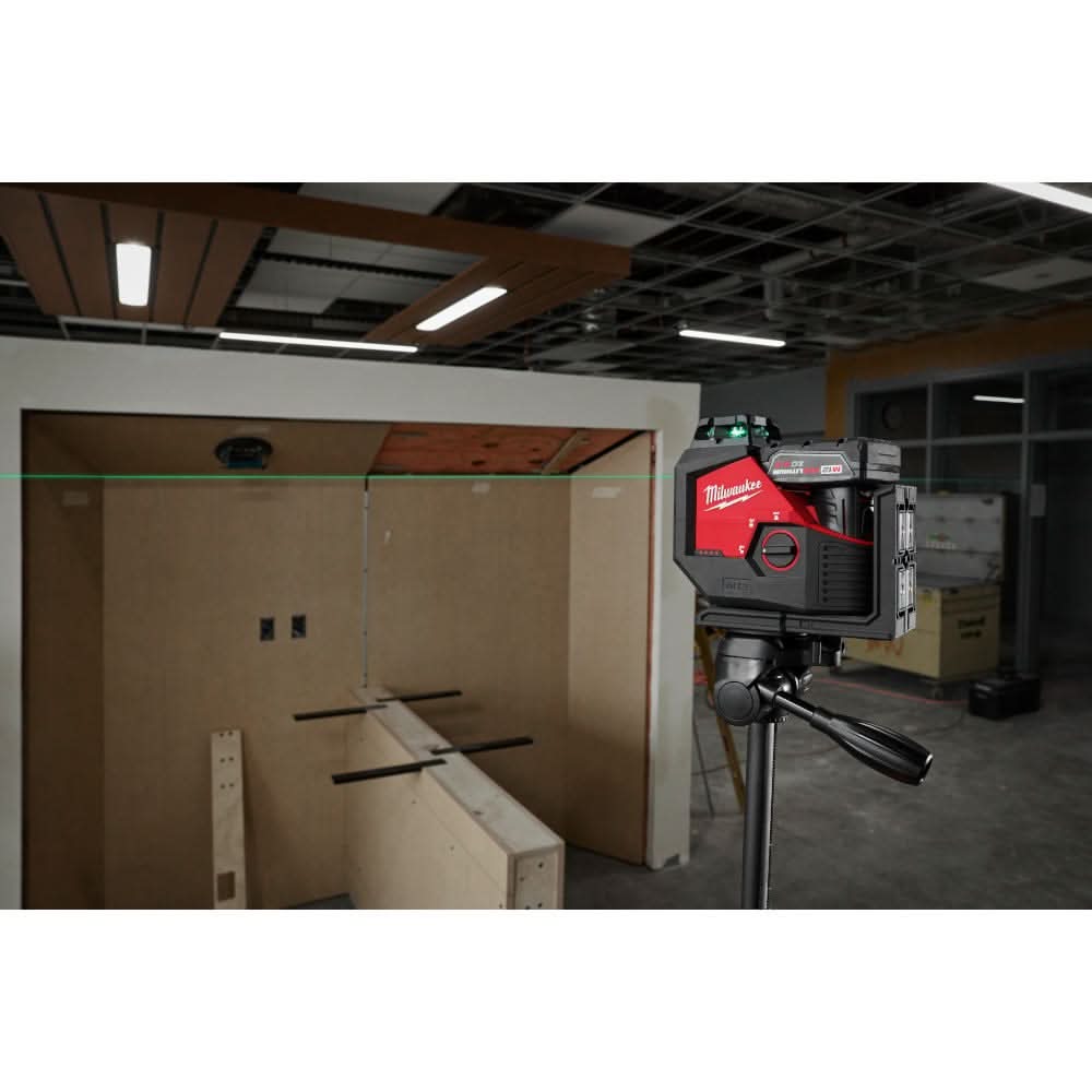 Milwaukee 3631-20 M12 Green 360 Degree Single Plane Laser, Bare