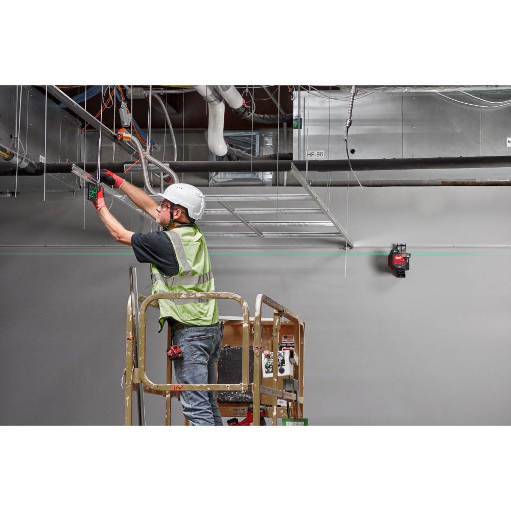 Milwaukee 3631-20 M12 Green 360 Degree Single Plane Laser, Bare Tool