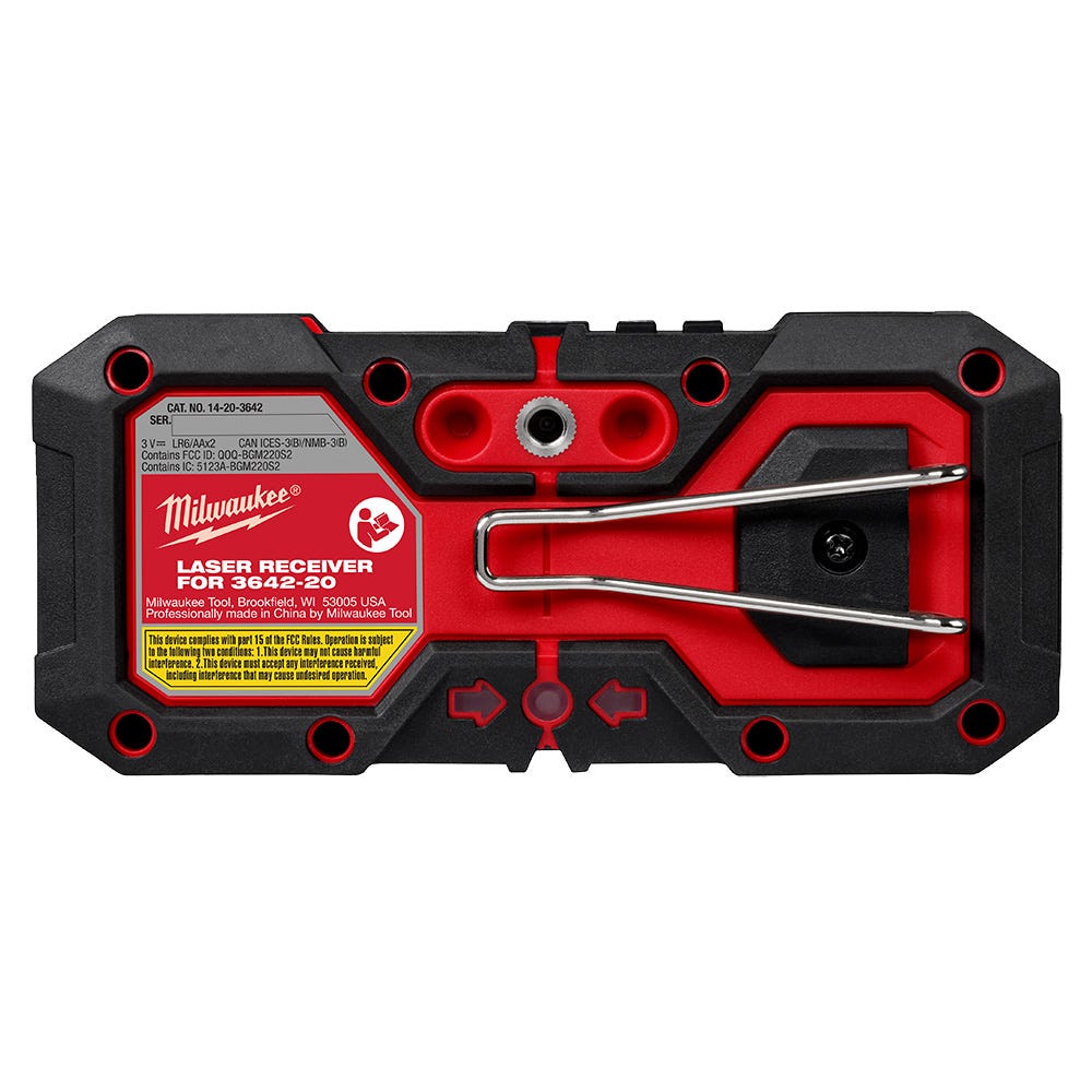 Milwaukee 3642-21 M12 Green 360&deg; 3-Plane Laser w/Automatic Alignment & Receiver