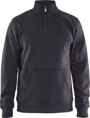 Blaklader 36551060 Half Zip Sweatshirt, Dark Grey