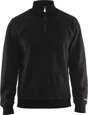 Blaklader 36551060 Half Zip Sweatshirt, Black