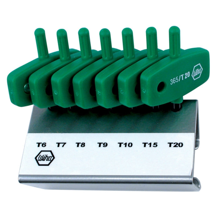 Wiha 36590 7-Piece Torx Wing Handle Set In Stand
