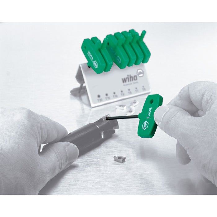 Wiha 36590 7-Piece Torx Wing Handle Set In Stand