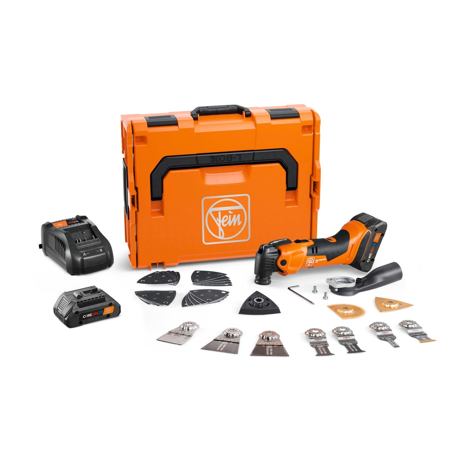 Fein 71293861090 18V AS MULTIMASTER 500 TOP KIT Oscillating MultiTool 4.0Ah Kit