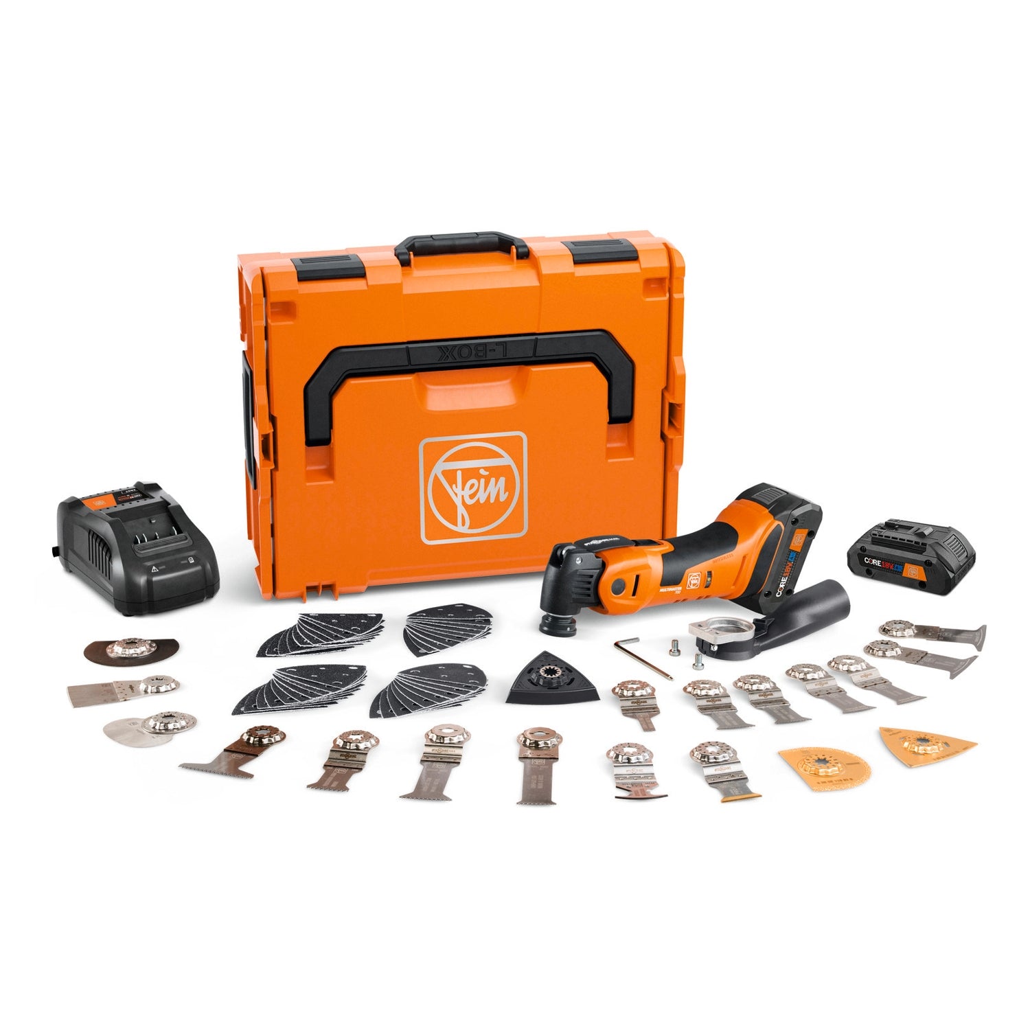 Fein 71293661090 18V AS MULTIMASTER 700 MAX TOP Oscillating MultiTool 4.0Ah Kit