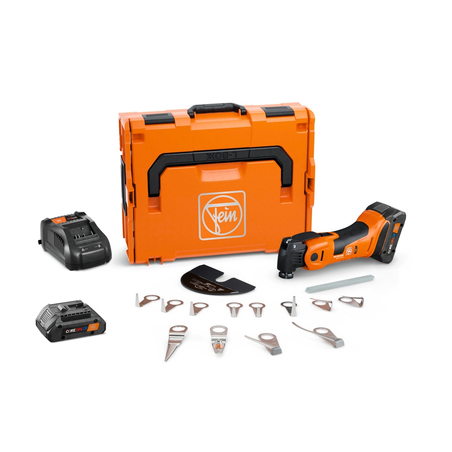 Fein 71293762090 18V AS MULTIMASTER 700 1.7Q AUTOGLASS Oscillating MultiTool 2.4Ah Kit