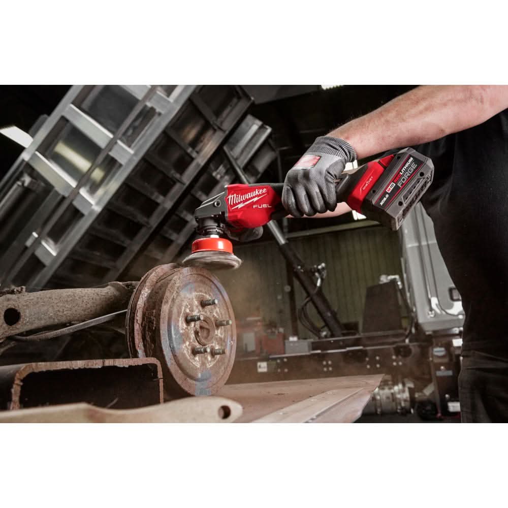 Milwaukee 3672-20 M18 FUEL 4-1/2"-6" Variable Speed Braking Grinder, Paddle Switch w/ ONE-KEY