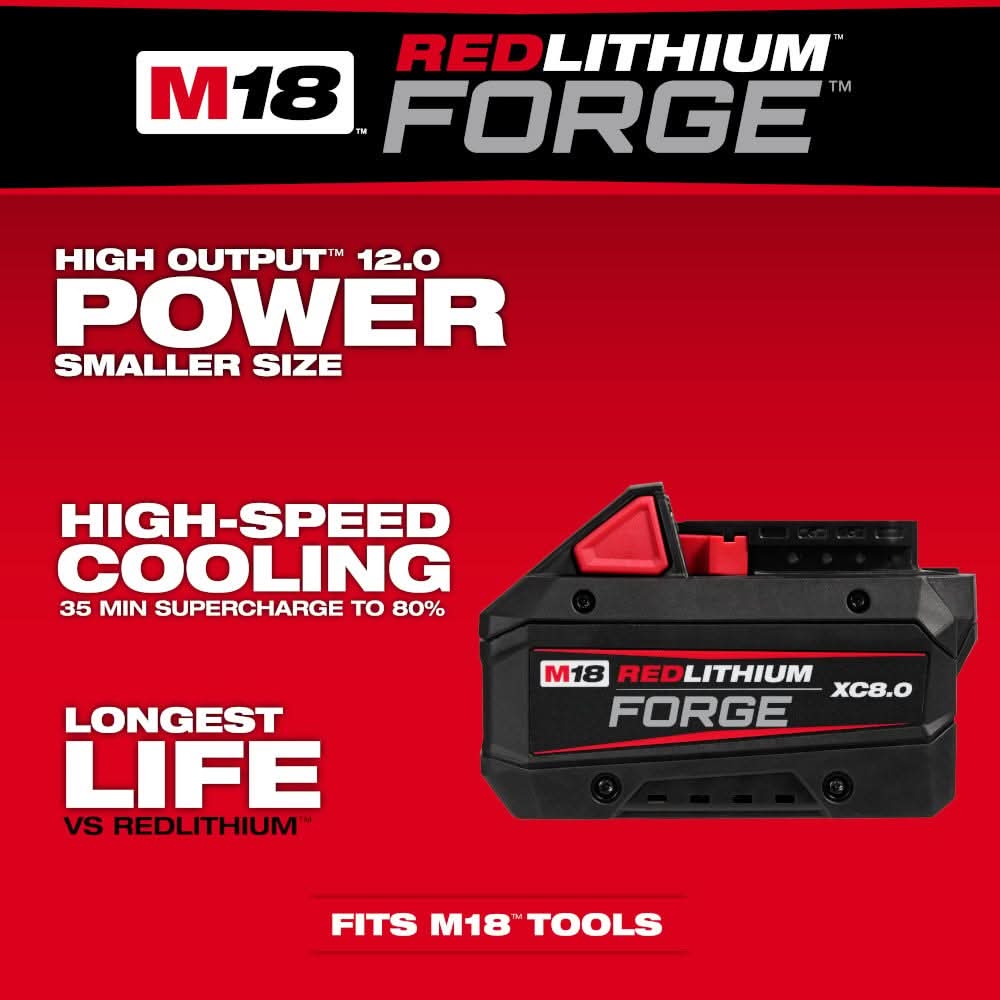 Milwaukee 3674-20 M18 FUEL 4-1/2"-7" Variable Speed Braking Grinder, Paddle Switch w/ ONE-KEY