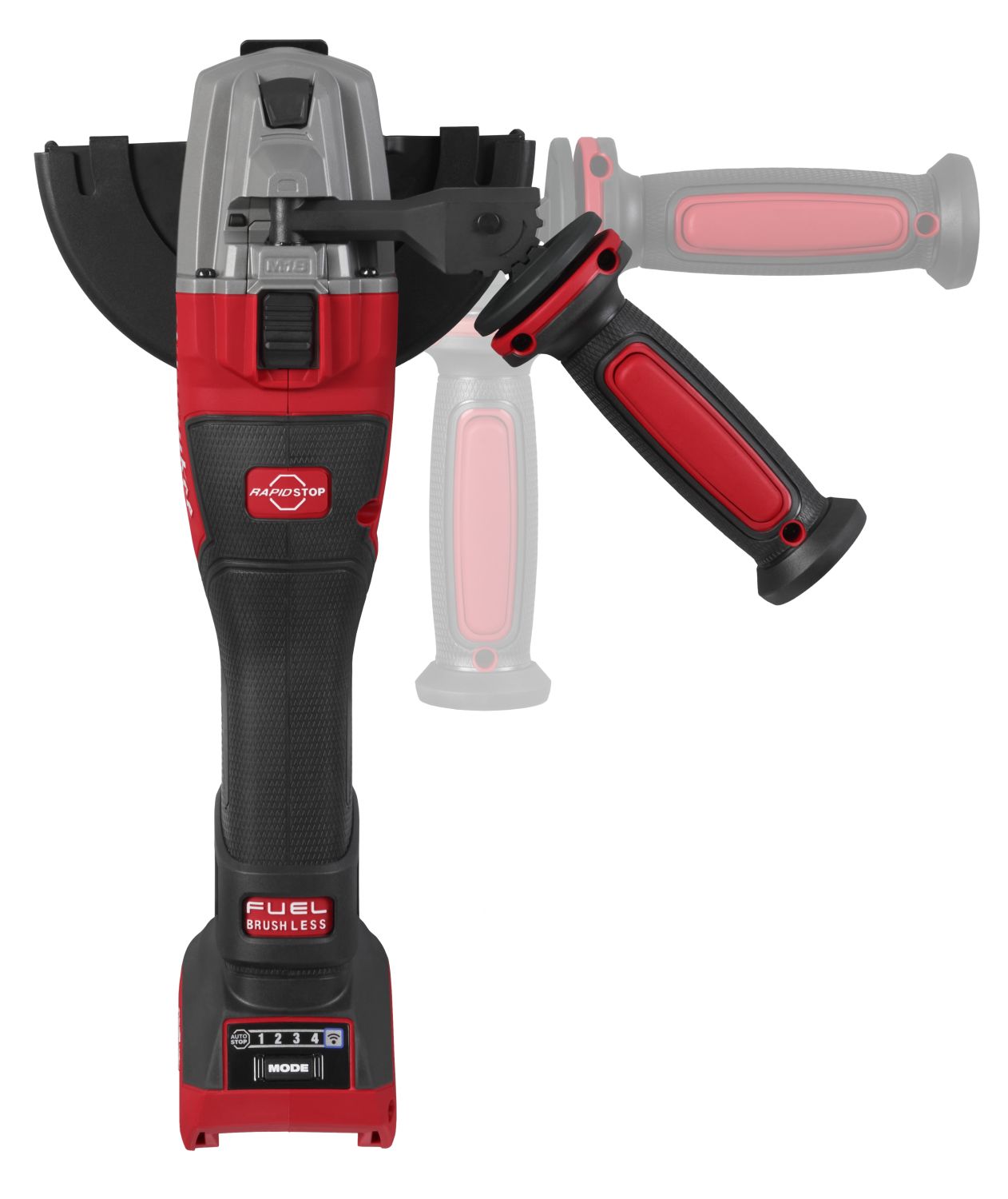 Milwaukee 3676-20 M18 FUEL 4-1/2" / 6" Dual Trigger Braking Paddle Switch Grinder  w/ ONEKEY, Tool Only