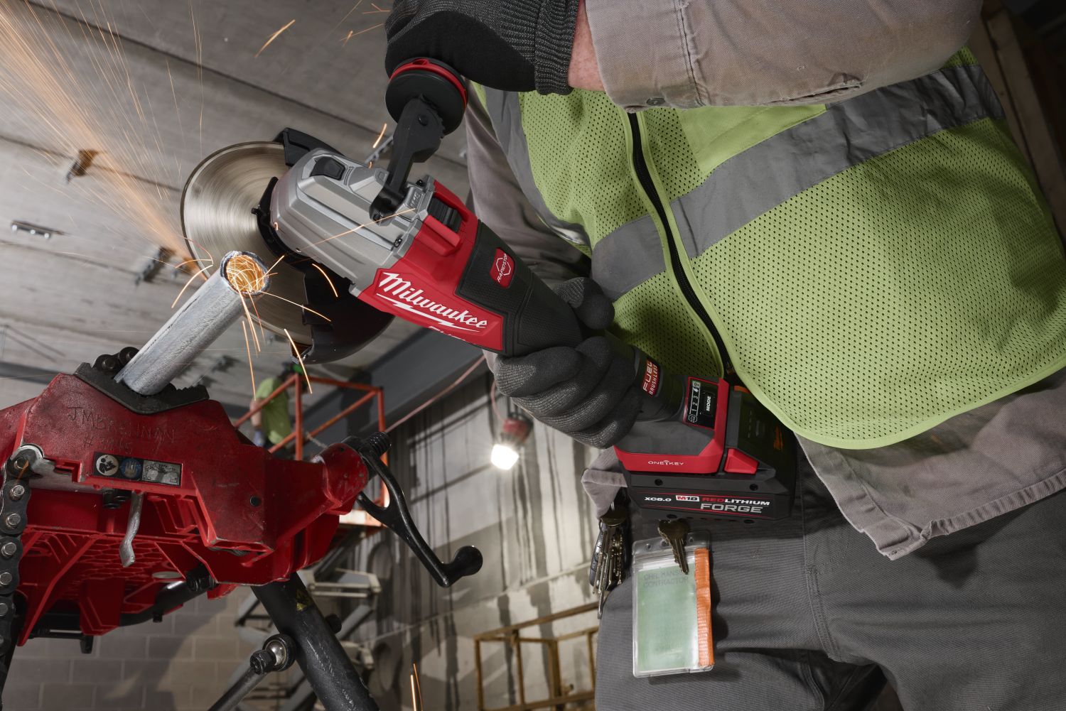 Milwaukee 3676-20 M18 FUEL 4-1/2" / 6" Dual Trigger Braking Paddle Switch Grinder  w/ ONEKEY, Tool Only