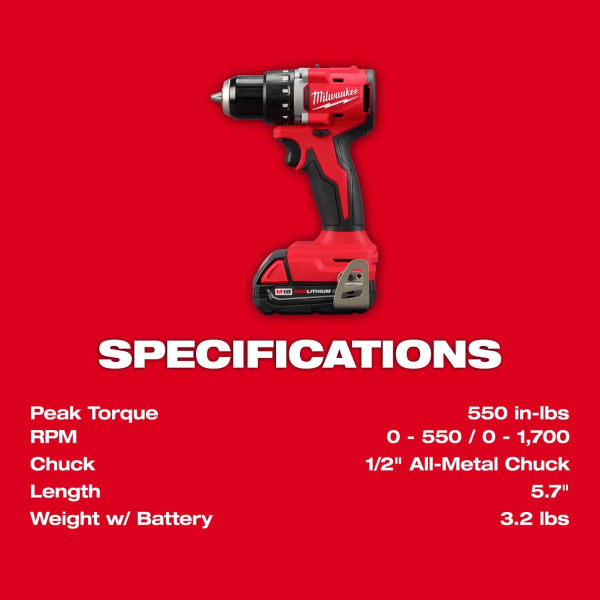 Milwaukee M18™ Compact Brushless 2-Tool Combo Kit