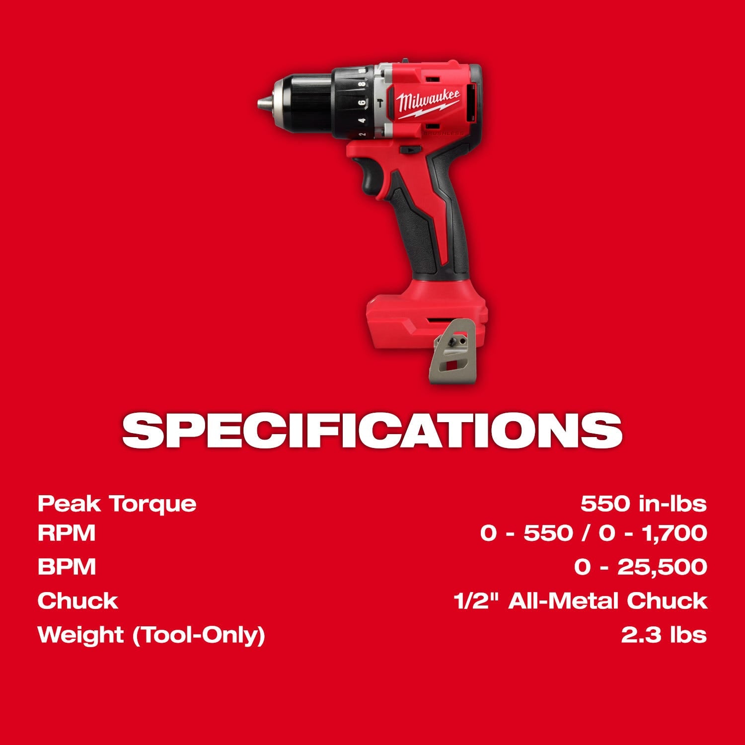 Milwaukee 3693-24CX M18 4 Tool Combo Kit