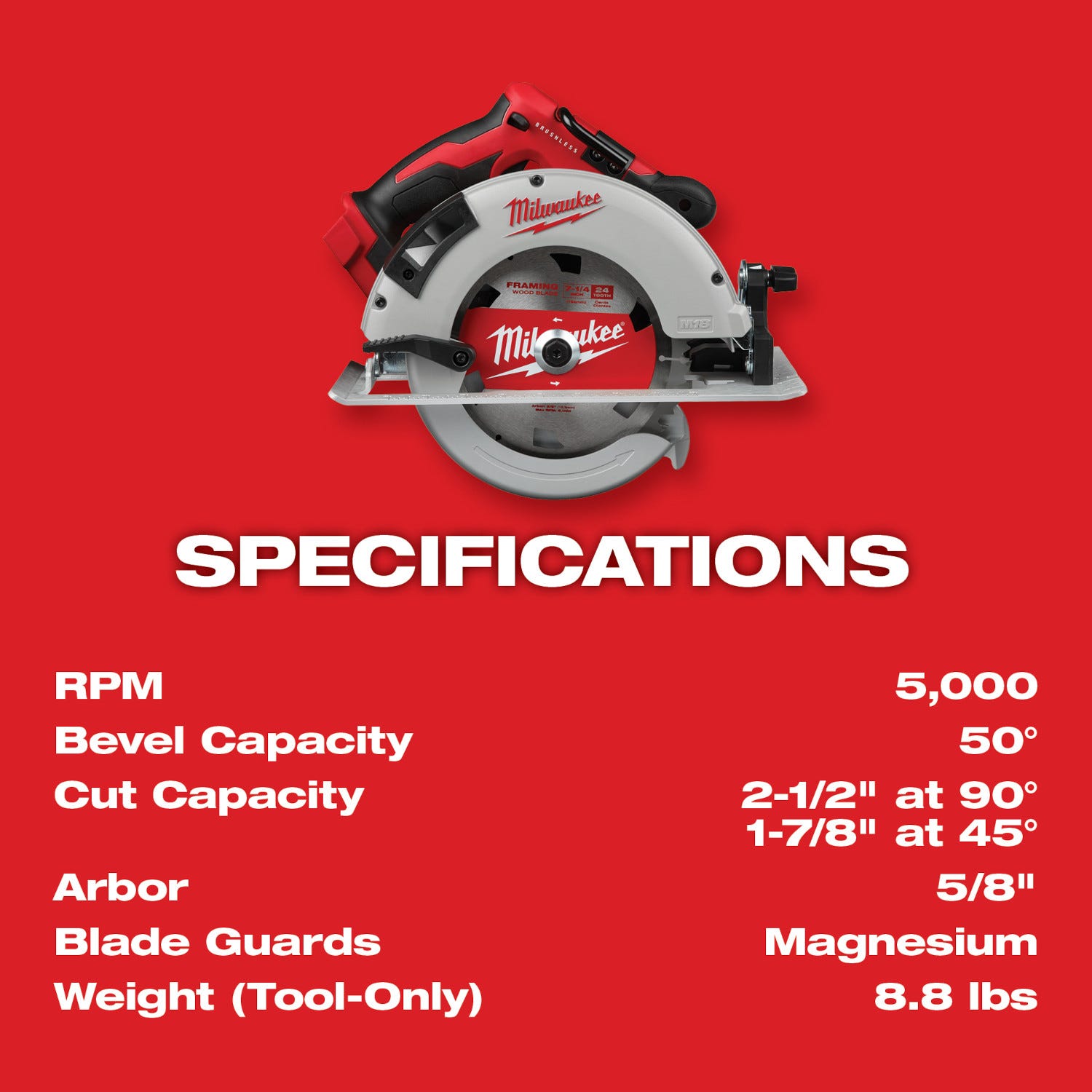 Milwaukee 3693-24CX M18 4 Tool Combo Kit